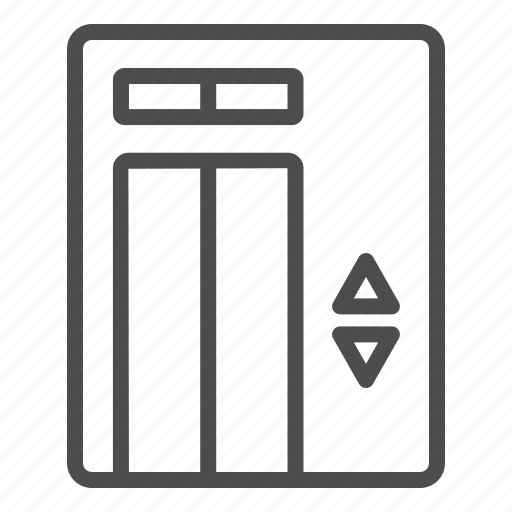 Lift, elevator, down, up, gate, door, arrow icon - Download on Iconfinder