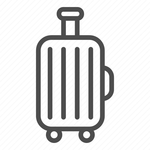Bag, briefcase, handle, wheel, suitcase, luggage icon - Download on Iconfinder