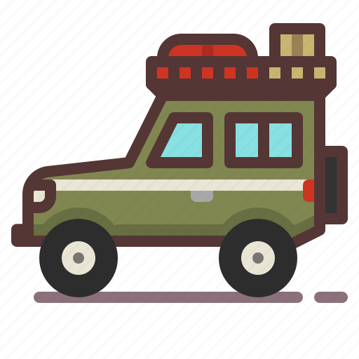 Jeep, land rover, off road, offroad, roof rack, safari, suv icon - Download on Iconfinder