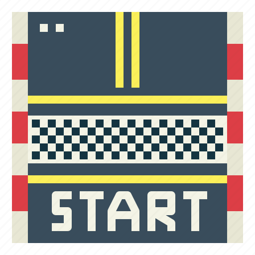 Competition, point, racing, signaling, starting icon - Download on Iconfinder