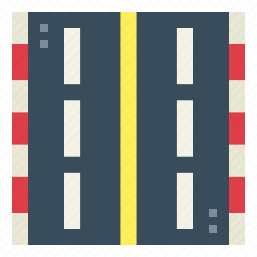 Broken, highway, line, road, transport icon - Download on Iconfinder