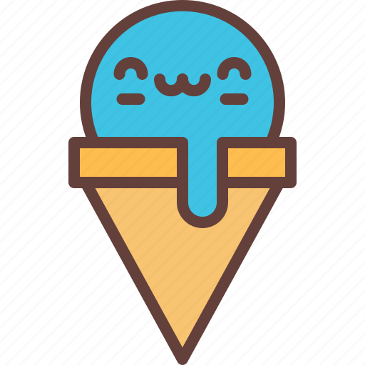 Cone, cream, dessert, ice, waffle icon - Download on Iconfinder