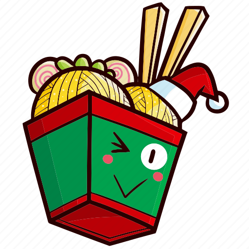 Noodle, food, kawaii, christmas, restaurant, xmas, meal icon - Download on Iconfinder
