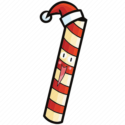 Wafer stick, christmas, food, kawaii, xmas, decoration, wafer icon - Download on Iconfinder