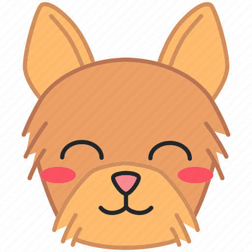Dog, kawaii, yorkshire terrier, yorkshire terrier icon icon - Download on Iconfinder