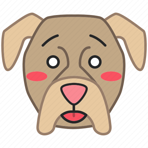 Boxer, boxer icon, dog, kawaii icon - Download on Iconfinder