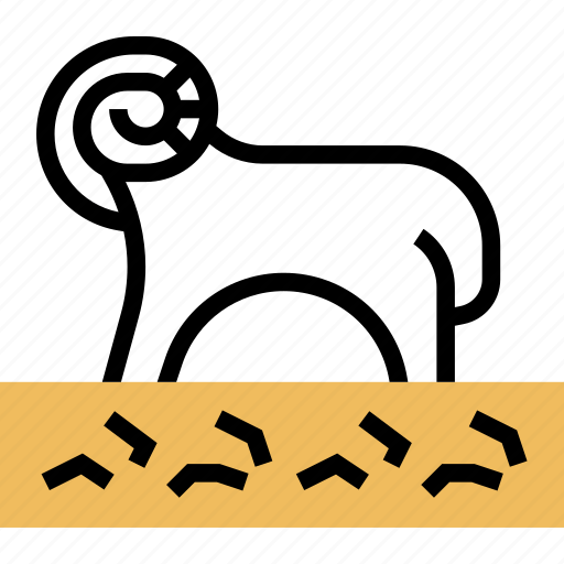 Ram, sheep, wildlife, animal, horn icon - Download on Iconfinder