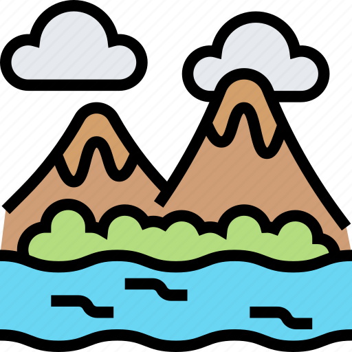 Almaty, lake, landscape, mountains, nature icon - Download on Iconfinder