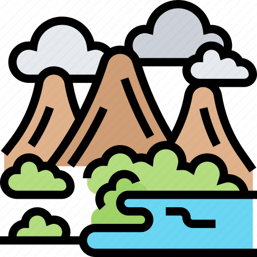 Hill, mountain, landscape, scenic, kazakhstan icon - Download on Iconfinder