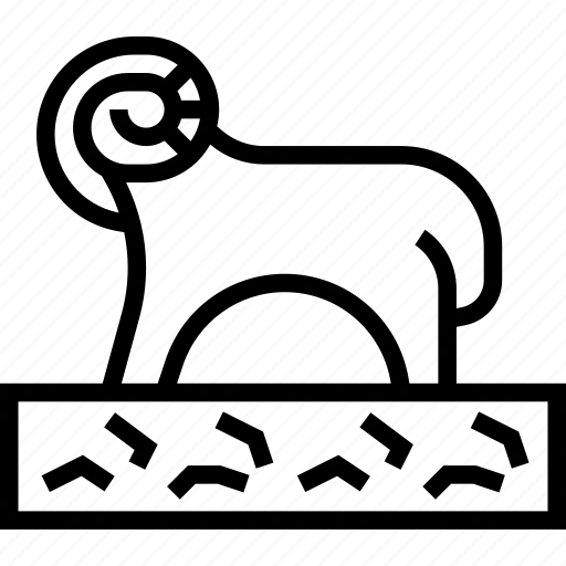 Ram, sheep, wildlife, animal, horn icon - Download on Iconfinder