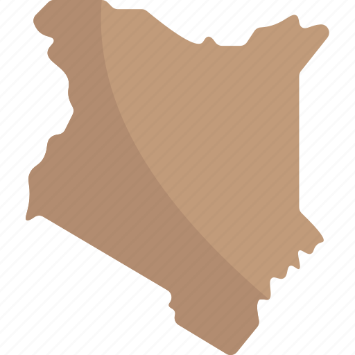 Kenya, map, country, border, geography icon - Download on Iconfinder