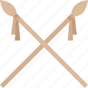 spears, tribal, weapon, kenya, emblem