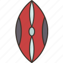 shield, tribal, defense, warrior, kenya