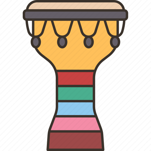 Djembe, drum, percussion, african, culture icon - Download on Iconfinder
