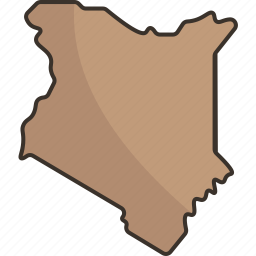 Kenya, map, country, border, geography icon - Download on Iconfinder