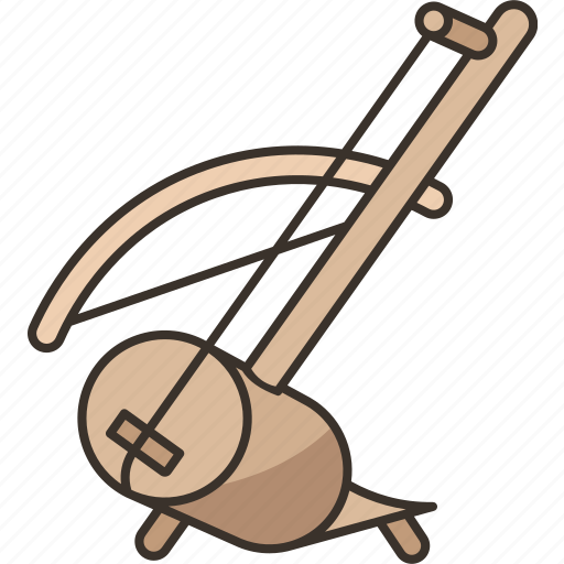 Orutu, fiddle, stringed, instrument, african icon - Download on Iconfinder