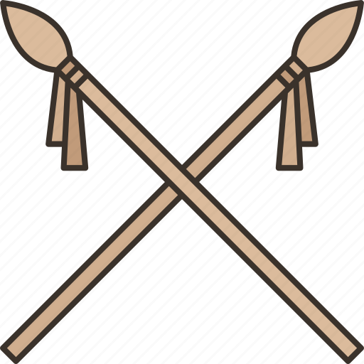 Spears, tribal, weapon, kenya, emblem icon - Download on Iconfinder