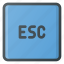 esc, keyboard, type 