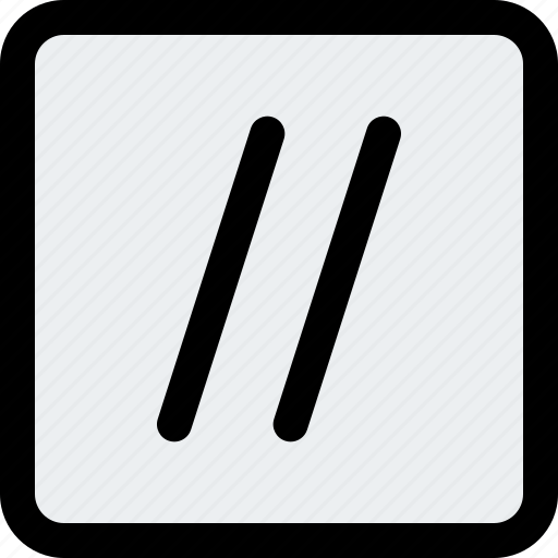 Double, slash, keyboard, key icon - Download on Iconfinder