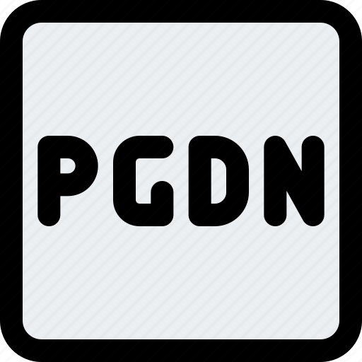 Page, down, keyboard, navigation icon - Download on Iconfinder
