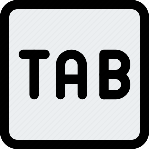 Tab, keyboard, key, computer icon - Download on Iconfinder