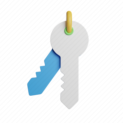 Key, door, front, lock, password, transport, security 3D illustration - Download on Iconfinder