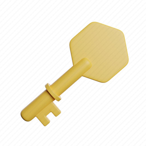 Key, door, front, exit, lock, password, transport 3D illustration - Download on Iconfinder