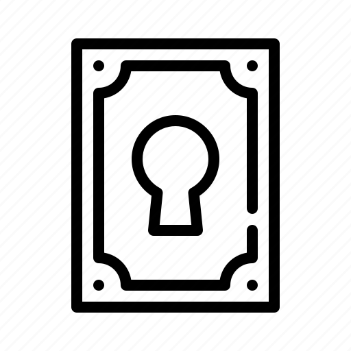 Keyhole, keylock, protection, secure, lock icon - Download on Iconfinder