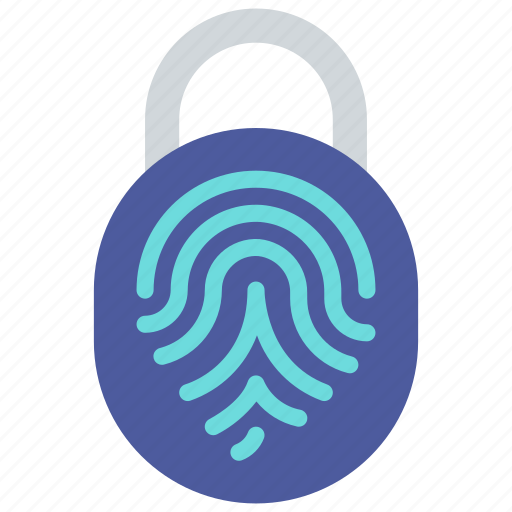 Biometric, lock, locksmith, biometrics, thumb, print icon - Download on Iconfinder