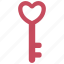 heart, key, locksmith, security, love 