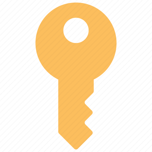 Large, key, locksmith, security, brass, unlock icon - Download on Iconfinder