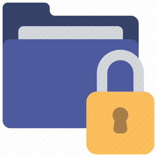 Locked, folder, locksmith, security, lock icon - Download on Iconfinder