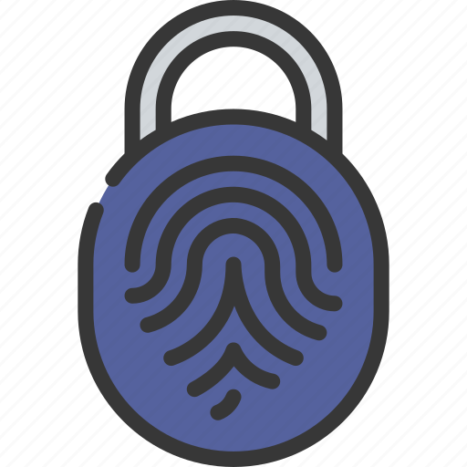 Biometric, lock, locksmith, biometrics, thumb, print icon - Download on Iconfinder
