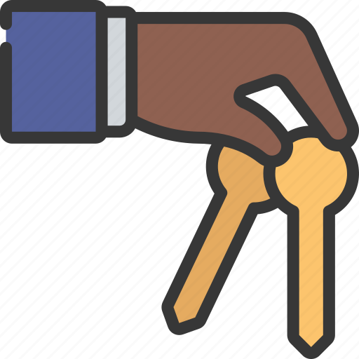 Give, keys, locksmith, security, hand icon - Download on Iconfinder