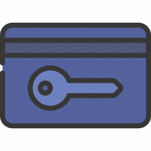 Key, card, locksmith, security, unlock, hotel icon - Download on Iconfinder