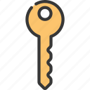 key, locksmith, security, unlock, brass