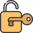 key, unlocking, lock, locksmith, security, unlocked