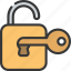 key, unlocking, lock, locksmith, security, unlocked 