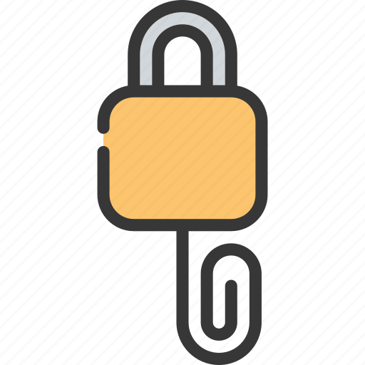 Lock, picking, paperclip, locksmith, security, pick icon - Download on Iconfinder