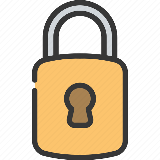 Rounded, lock, locksmith, security, locked icon - Download on Iconfinder