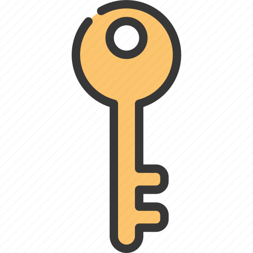 Two, prong, key, locksmith, security, unlock icon - Download on Iconfinder