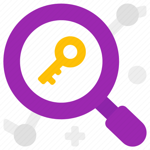 Analysis, key, keyword, search, research, seo, marketing icon - Download on Iconfinder