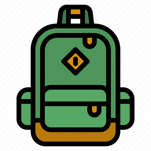 Bag, school, education, backpack, luggage icon - Download on Iconfinder