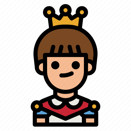Prince, children, boy, kid, king icon - Download on Iconfinder