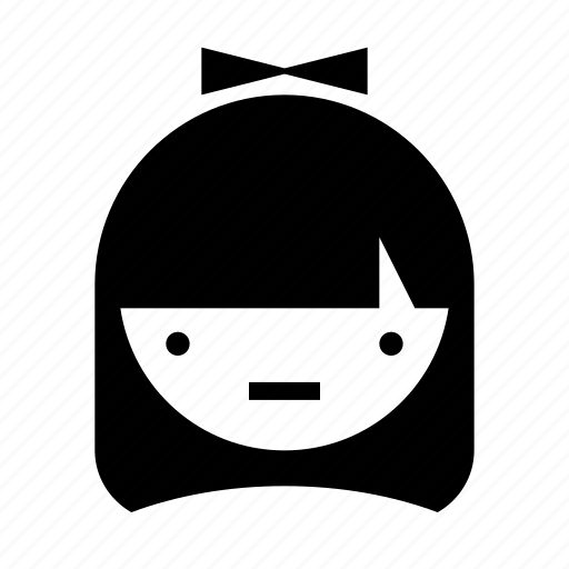 Girl, neutral, emotion, face, kid, emoji, emoticon icon - Download on Iconfinder