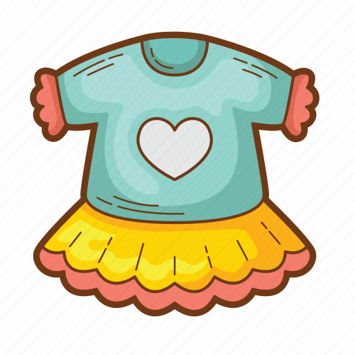 Kids, baby clothes, clothes, fashion, baby, clothing, dress icon - Download on Iconfinder