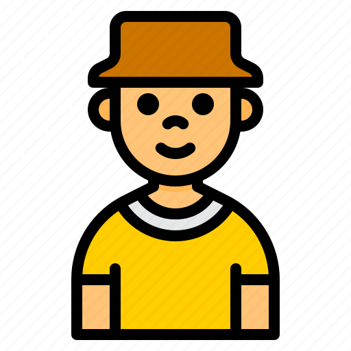Boy, hat, child, youth, avatar icon - Download on Iconfinder