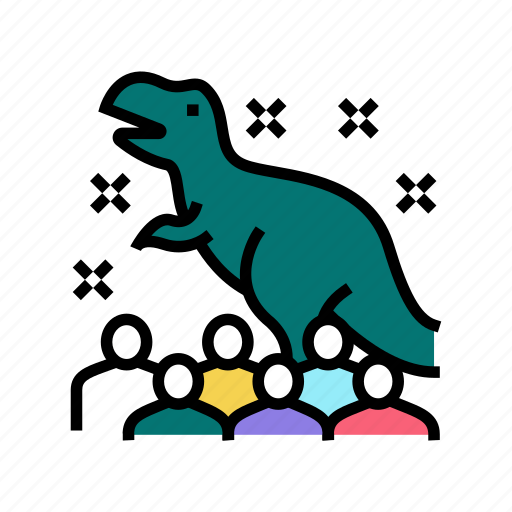 Dinosaur, kids, party, birthday, magic, disco icon - Download on Iconfinder