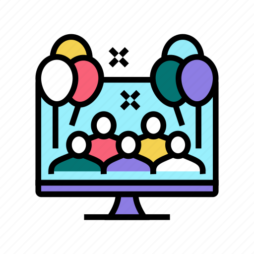 Virtual, kids, party, birthday, magic, disco icon - Download on Iconfinder
