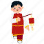 happy, boy, lantern, chinese, character, kid, china, new year, festival 